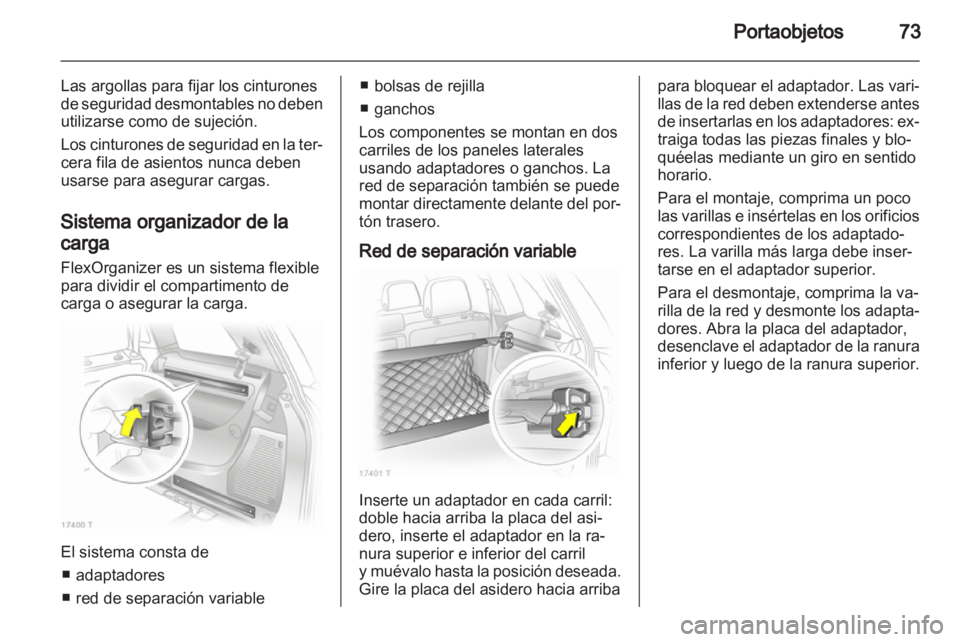 OPEL ZAFIRA 2010  Manual de Instrucciones (in Spanish) 