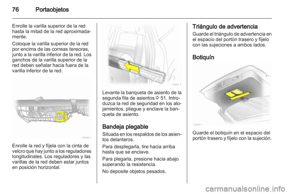 OPEL ZAFIRA 2010  Manual de Instrucciones (in Spanish) 