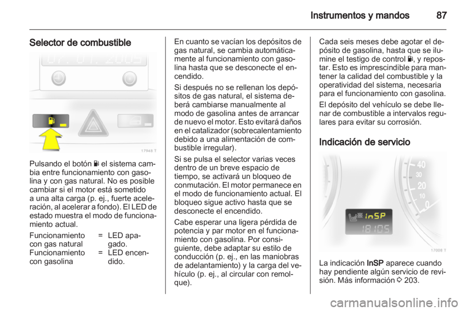 OPEL ZAFIRA 2010 Manual de Instrucciones (in Spanish) OPEL ZAFIRA 2010 Manual de Instrucciones (in Spanish)