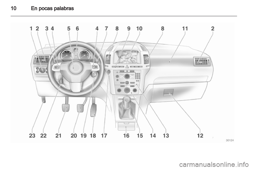 OPEL ZAFIRA 2010  Manual de Instrucciones (in Spanish) 