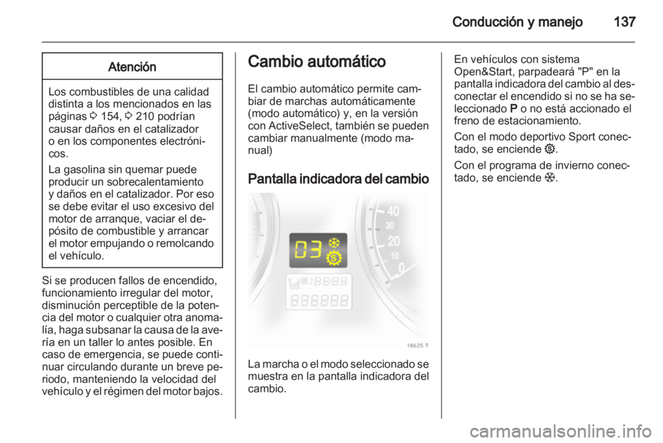 OPEL ZAFIRA 2010.5 Manual de Instrucciones (in Spanish) OPEL ZAFIRA 2010.5 Manual de Instrucciones (in Spanish)