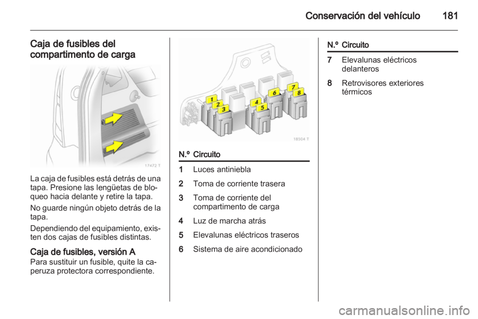 OPEL ZAFIRA 2010.5 Manual de Instrucciones (in Spanish) OPEL ZAFIRA 2010.5 Manual de Instrucciones (in Spanish)