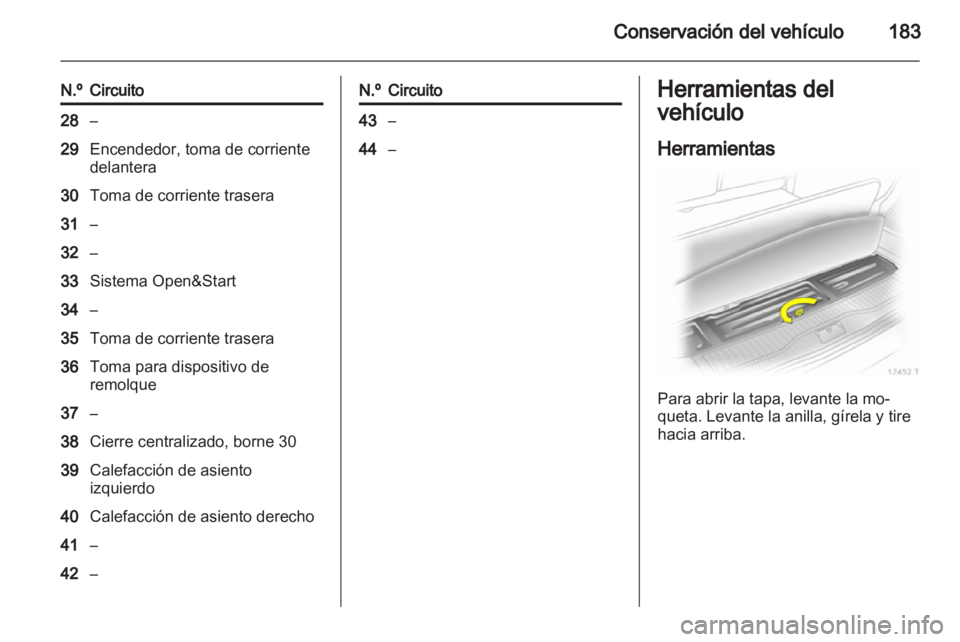 OPEL ZAFIRA 2010.5 Manual de Instrucciones (in Spanish) OPEL ZAFIRA 2010.5 Manual de Instrucciones (in Spanish)
