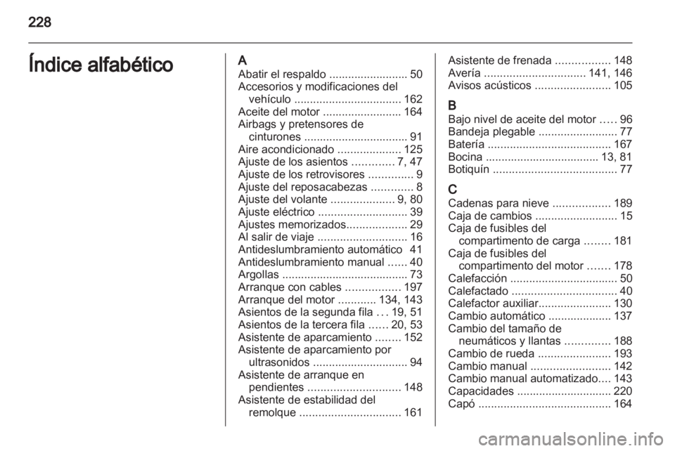 OPEL ZAFIRA 2010.5 Manual de Instrucciones (in Spanish) OPEL ZAFIRA 2010.5 Manual de Instrucciones (in Spanish)