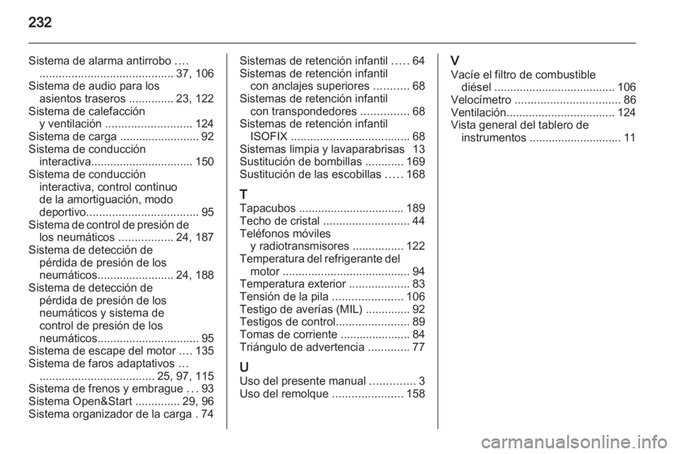 OPEL ZAFIRA 2010.5 Manual de Instrucciones (in Spanish) OPEL ZAFIRA 2010.5 Manual de Instrucciones (in Spanish)