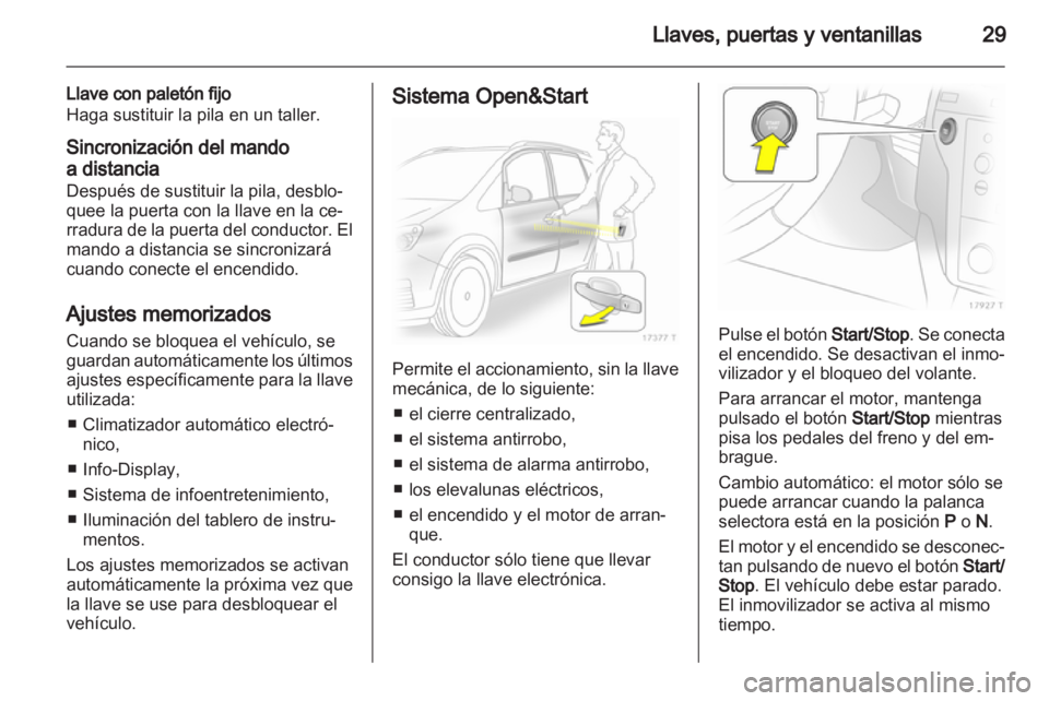 OPEL ZAFIRA 2010.5  Manual de Instrucciones (in Spanish) 