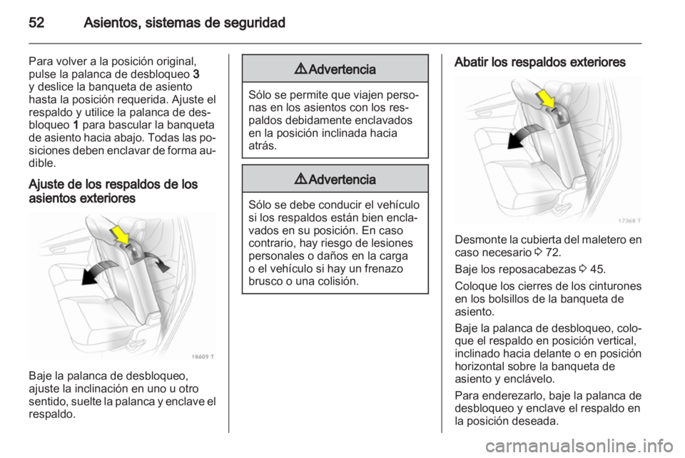 OPEL ZAFIRA 2010.5  Manual de Instrucciones (in Spanish) 