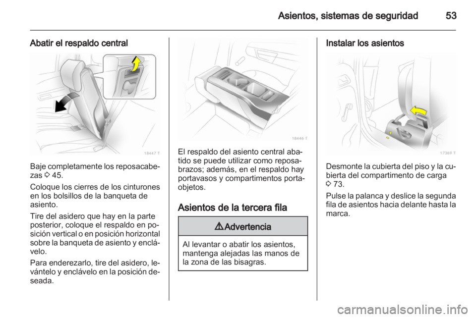 OPEL ZAFIRA 2010.5  Manual de Instrucciones (in Spanish) 