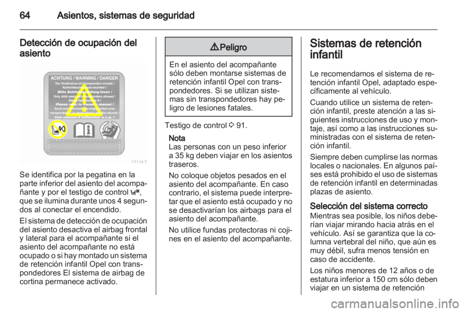 OPEL ZAFIRA 2010.5 Manual de Instrucciones (in Spanish) OPEL ZAFIRA 2010.5 Manual de Instrucciones (in Spanish)