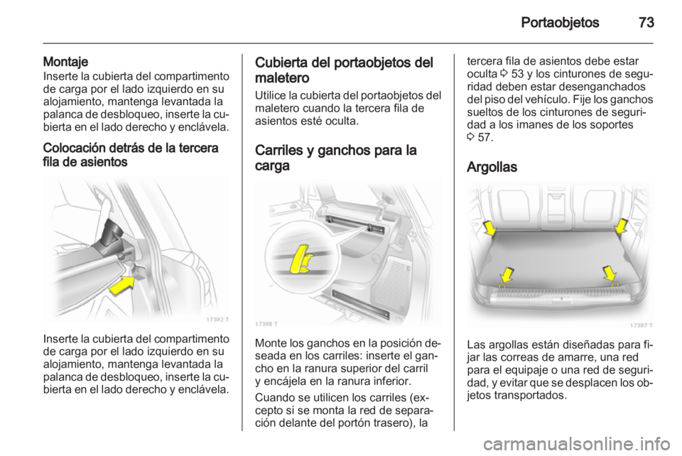 OPEL ZAFIRA 2010.5 Manual de Instrucciones (in Spanish) OPEL ZAFIRA 2010.5 Manual de Instrucciones (in Spanish)