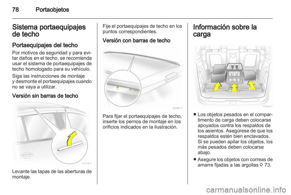 OPEL ZAFIRA 2010.5 Manual de Instrucciones (in Spanish) OPEL ZAFIRA 2010.5 Manual de Instrucciones (in Spanish)