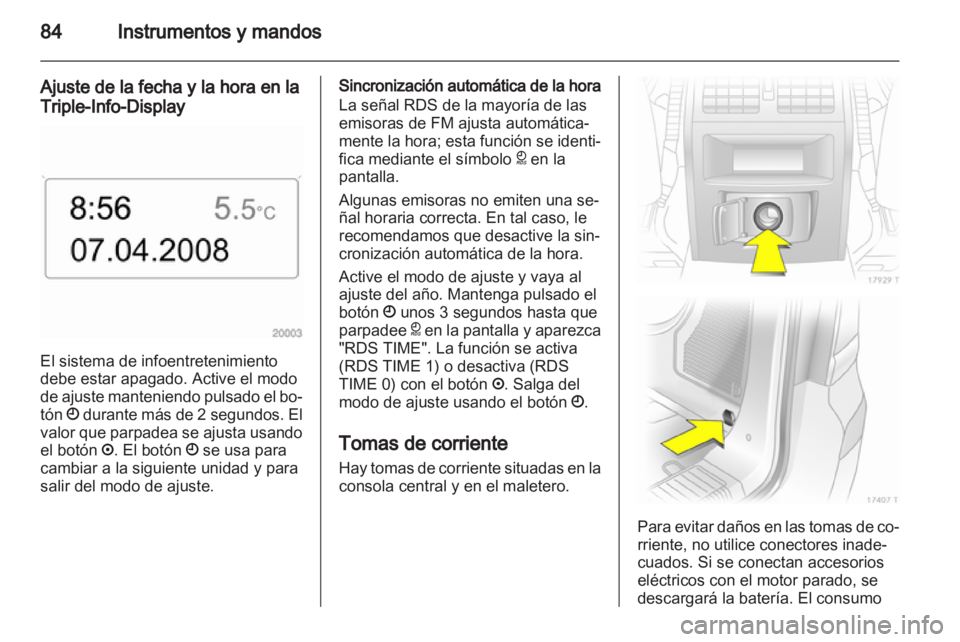 OPEL ZAFIRA 2010.5 Manual de Instrucciones (in Spanish) OPEL ZAFIRA 2010.5 Manual de Instrucciones (in Spanish)