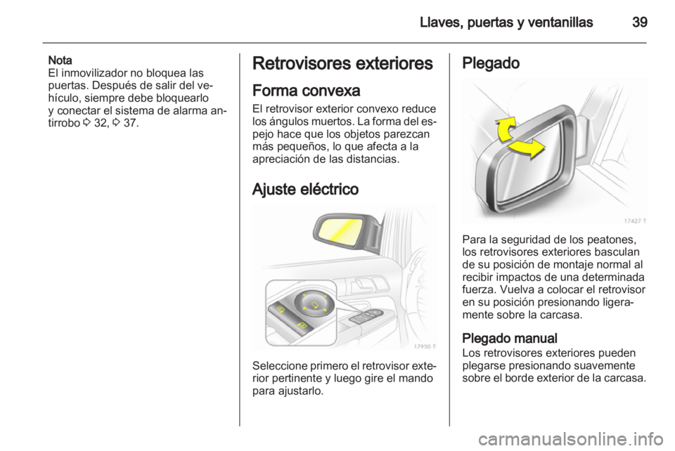 OPEL ZAFIRA 2011 Manual de Instrucciones (in Spanish) OPEL ZAFIRA 2011 Manual de Instrucciones (in Spanish)