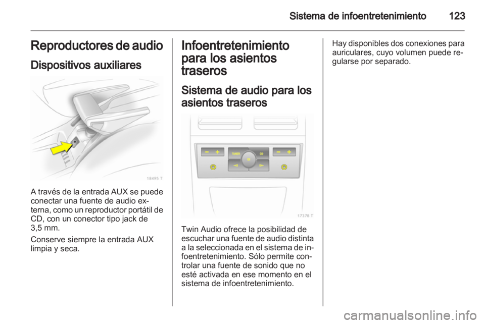 OPEL ZAFIRA 2011.5  Manual de Instrucciones (in Spanish) 