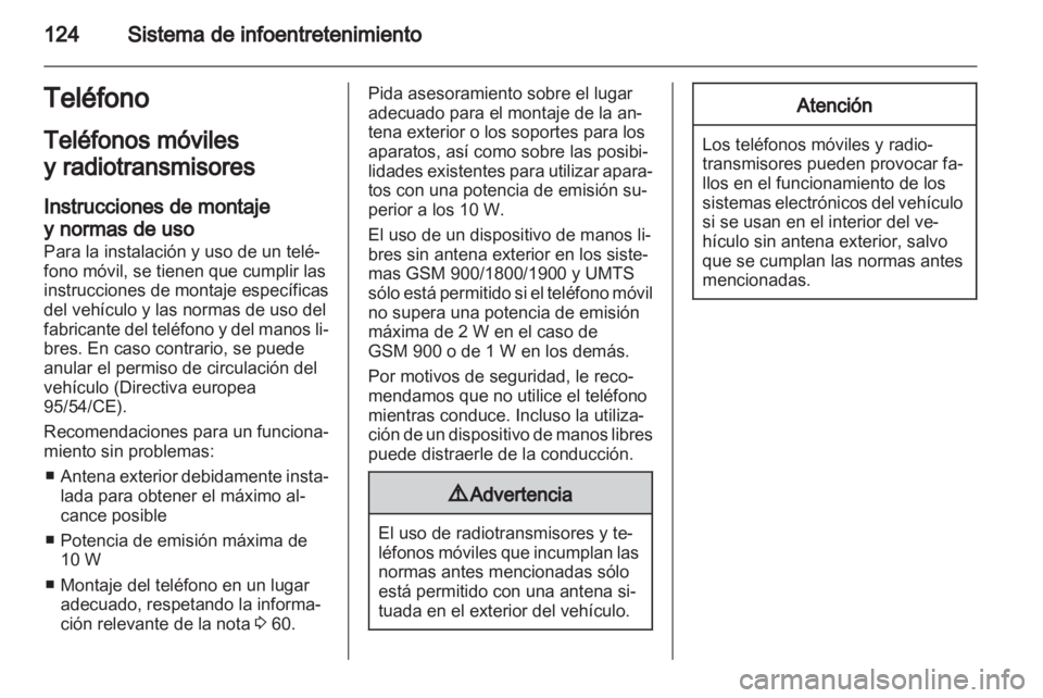 OPEL ZAFIRA 2011.5  Manual de Instrucciones (in Spanish) 