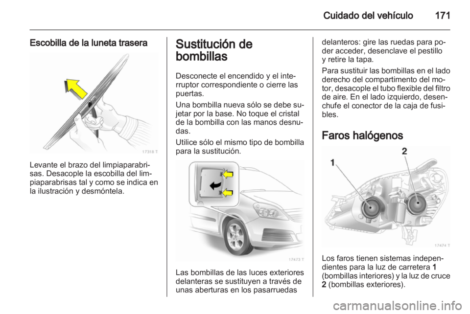 OPEL ZAFIRA 2011.5  Manual de Instrucciones (in Spanish) 