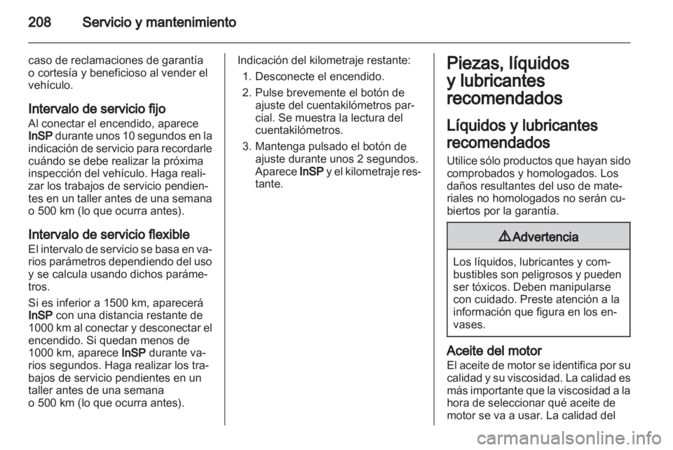 OPEL ZAFIRA 2011.5  Manual de Instrucciones (in Spanish) 