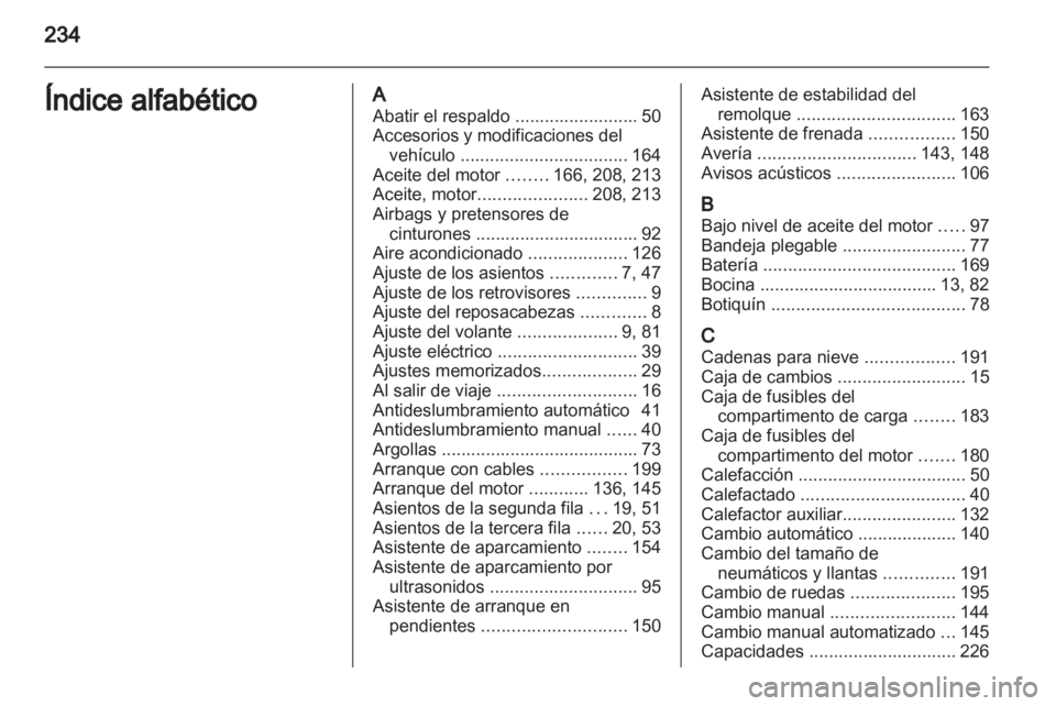 OPEL ZAFIRA 2011.5 Manual de Instrucciones (in Spanish) OPEL ZAFIRA 2011.5 Manual de Instrucciones (in Spanish)
