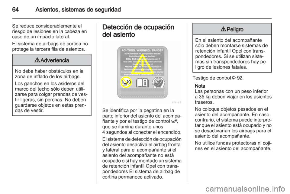 OPEL ZAFIRA 2011.5  Manual de Instrucciones (in Spanish) 