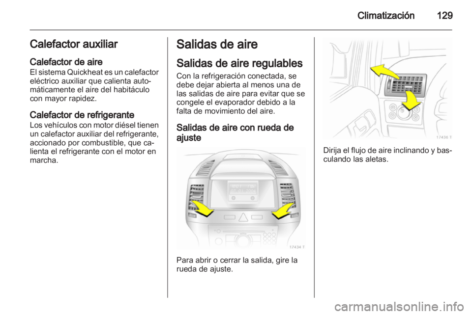 OPEL ZAFIRA 2012  Manual de Instrucciones (in Spanish) 