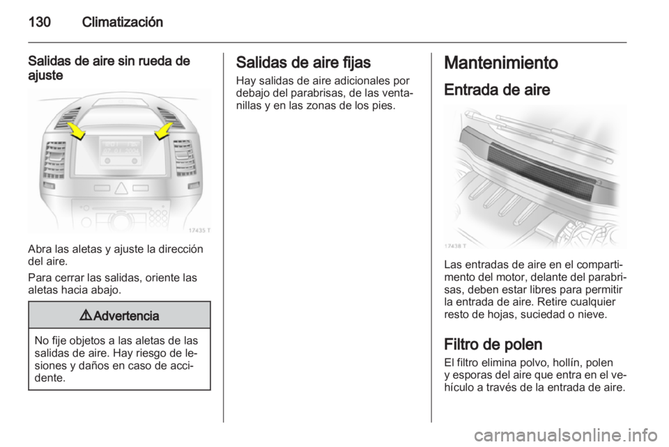OPEL ZAFIRA 2012  Manual de Instrucciones (in Spanish) 