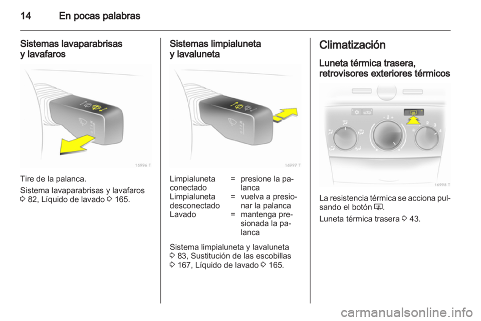 OPEL ZAFIRA 2012  Manual de Instrucciones (in Spanish) 