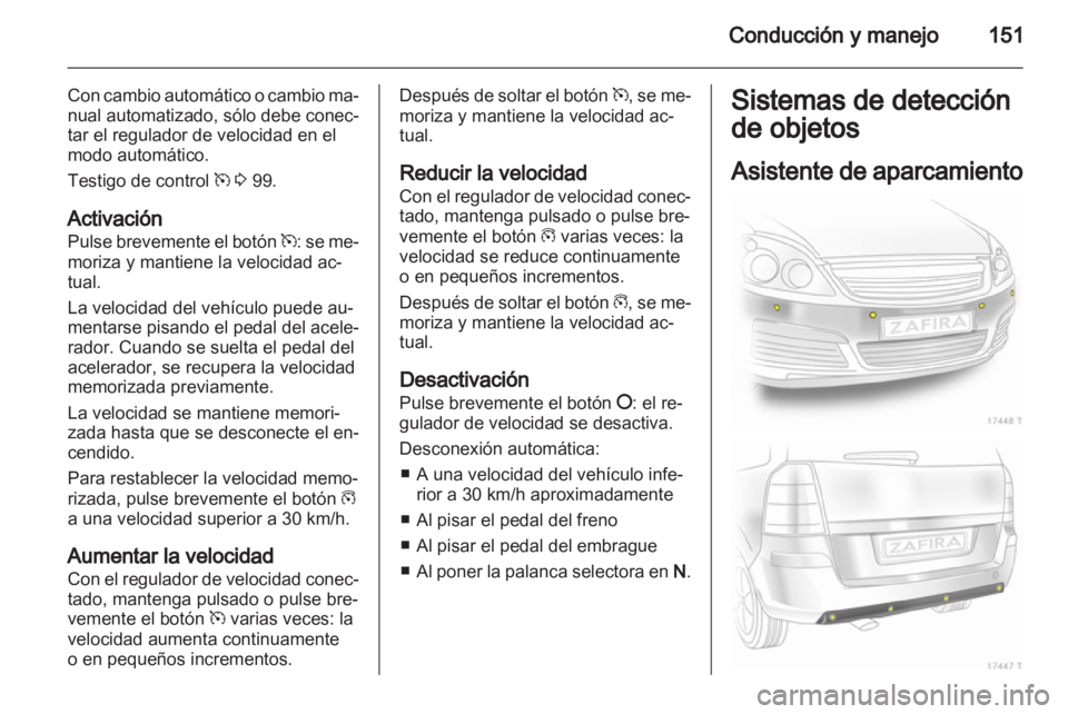 OPEL ZAFIRA 2012 Manual de Instrucciones (in Spanish) OPEL ZAFIRA 2012 Manual de Instrucciones (in Spanish)