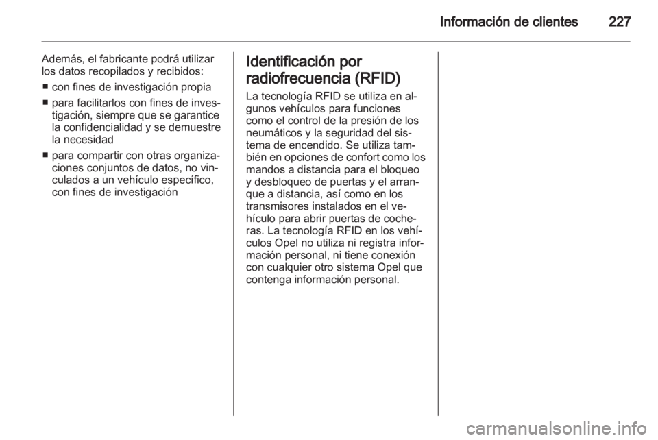 OPEL ZAFIRA 2012 Manual de Instrucciones (in Spanish) OPEL ZAFIRA 2012 Manual de Instrucciones (in Spanish)
