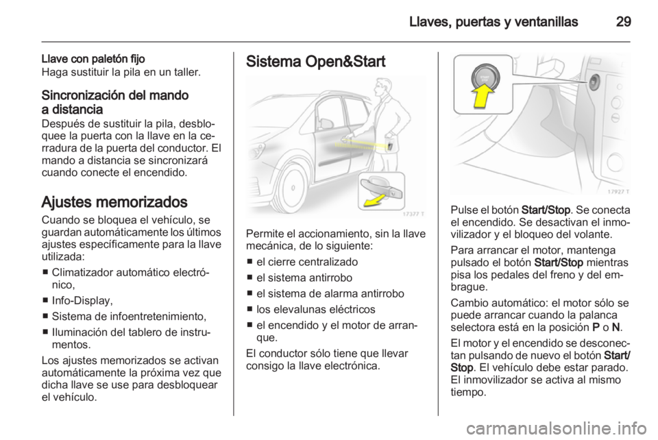 OPEL ZAFIRA 2012  Manual de Instrucciones (in Spanish) 