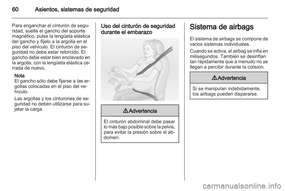 OPEL ZAFIRA 2012  Manual de Instrucciones (in Spanish) 