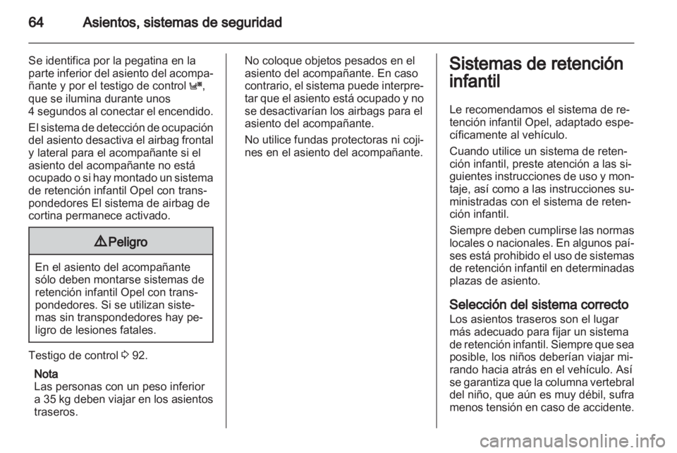 OPEL ZAFIRA 2012  Manual de Instrucciones (in Spanish) 