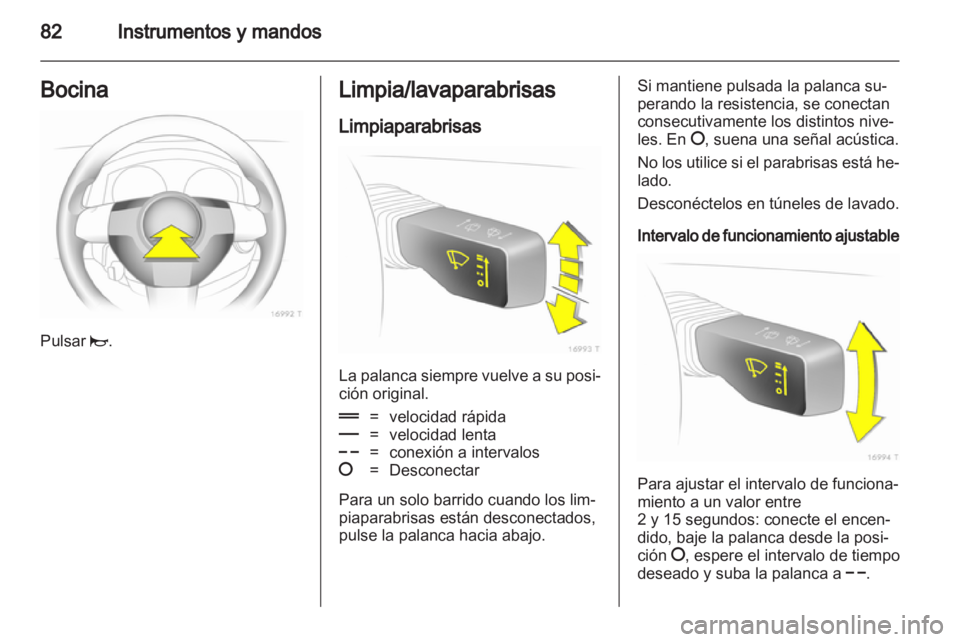 OPEL ZAFIRA 2012  Manual de Instrucciones (in Spanish) 