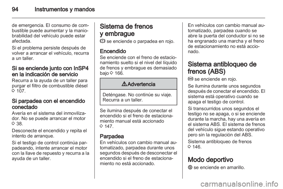 OPEL ZAFIRA 2012  Manual de Instrucciones (in Spanish) 