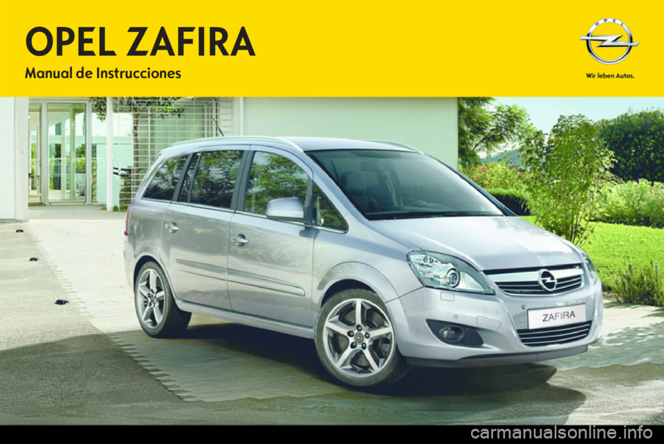 OPEL ZAFIRA 2013  Manual de Instrucciones (in Spanish) 