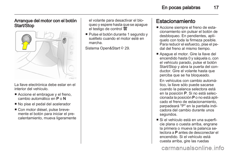 OPEL ZAFIRA 2013 Manual de Instrucciones (in Spanish) OPEL ZAFIRA 2013 Manual de Instrucciones (in Spanish)