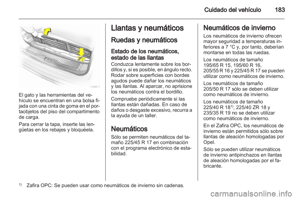 OPEL ZAFIRA 2013 Manual de Instrucciones (in Spanish) OPEL ZAFIRA 2013 Manual de Instrucciones (in Spanish)