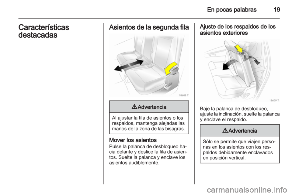 OPEL ZAFIRA 2013 Manual de Instrucciones (in Spanish) OPEL ZAFIRA 2013 Manual de Instrucciones (in Spanish)