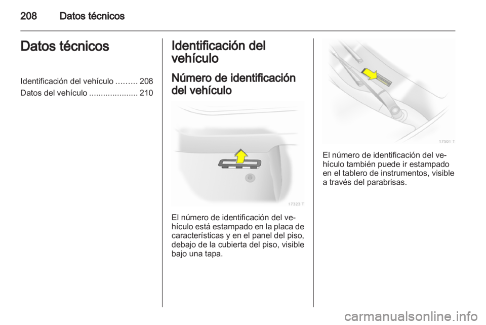 OPEL ZAFIRA 2013 Manual de Instrucciones (in Spanish) OPEL ZAFIRA 2013 Manual de Instrucciones (in Spanish)