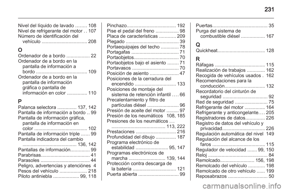 OPEL ZAFIRA 2013 Manual de Instrucciones (in Spanish) OPEL ZAFIRA 2013 Manual de Instrucciones (in Spanish)