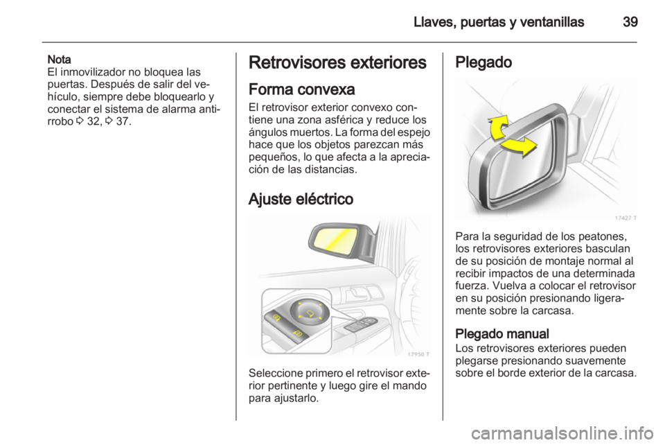 OPEL ZAFIRA 2013 Manual de Instrucciones (in Spanish) OPEL ZAFIRA 2013 Manual de Instrucciones (in Spanish)