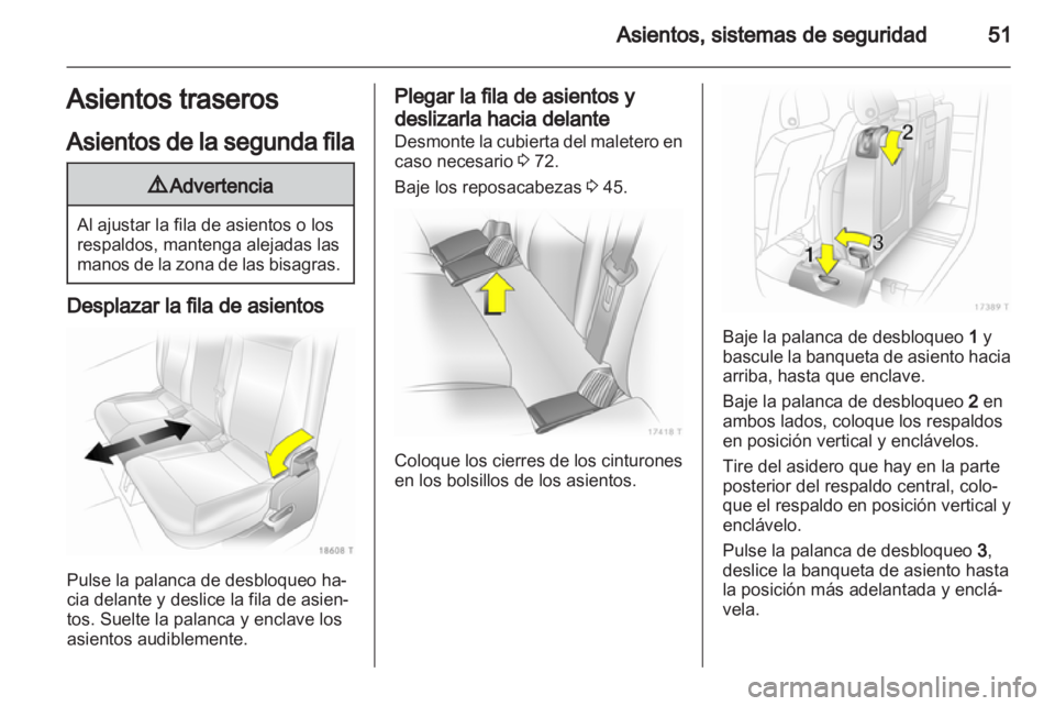 OPEL ZAFIRA 2013 Manual de Instrucciones (in Spanish) OPEL ZAFIRA 2013 Manual de Instrucciones (in Spanish)