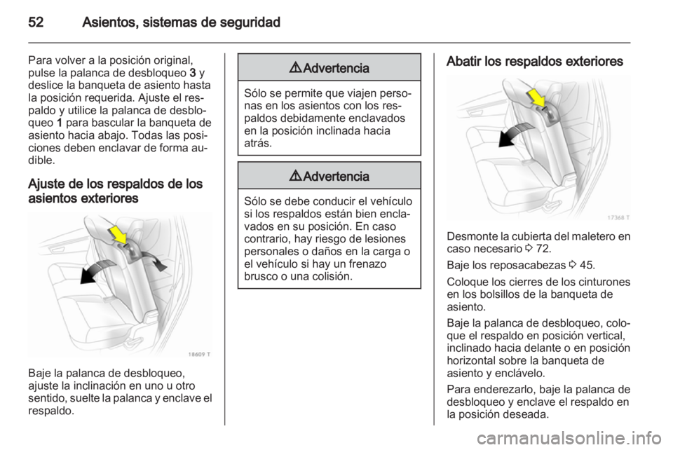 OPEL ZAFIRA 2013 Manual de Instrucciones (in Spanish) OPEL ZAFIRA 2013 Manual de Instrucciones (in Spanish)