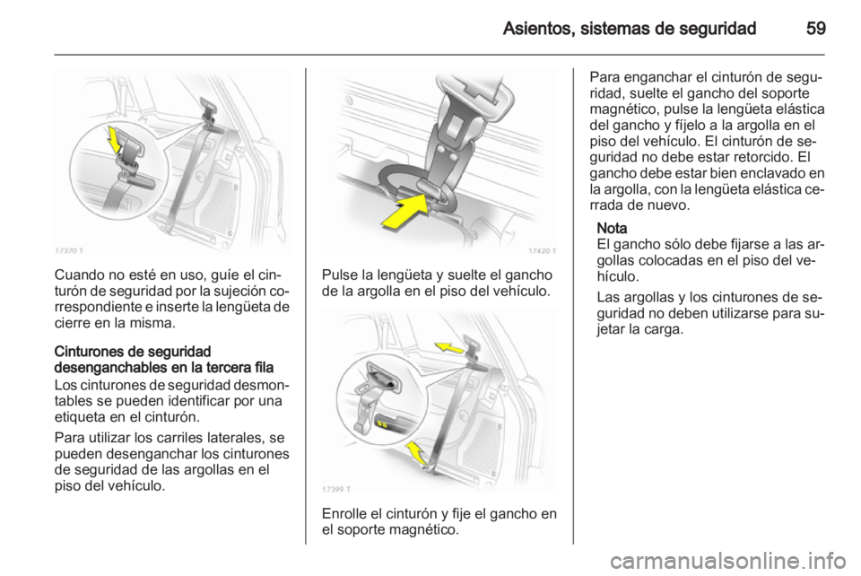 OPEL ZAFIRA 2013 Manual de Instrucciones (in Spanish) OPEL ZAFIRA 2013 Manual de Instrucciones (in Spanish)