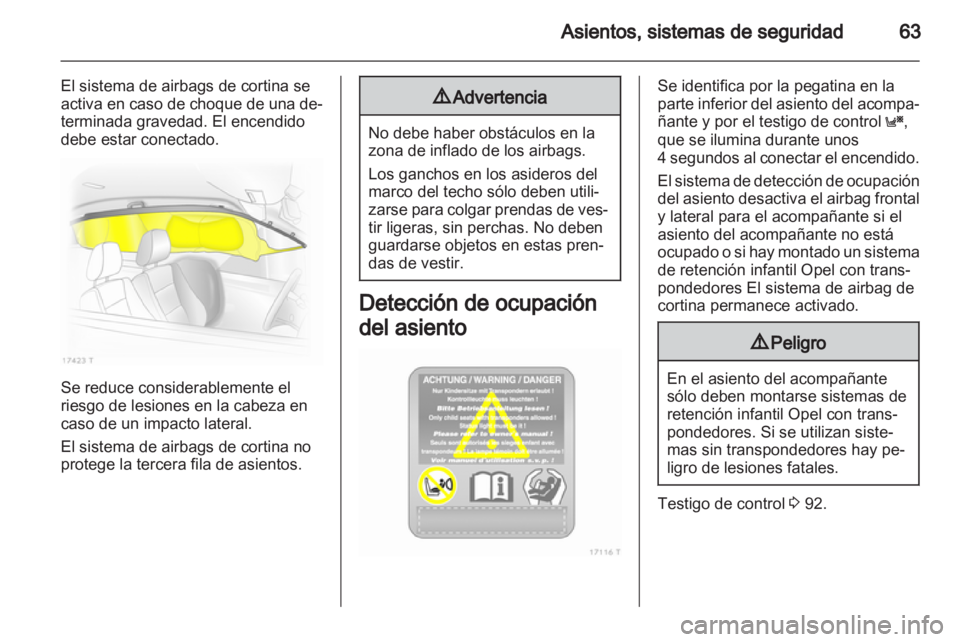 OPEL ZAFIRA 2013 Manual de Instrucciones (in Spanish) OPEL ZAFIRA 2013 Manual de Instrucciones (in Spanish)