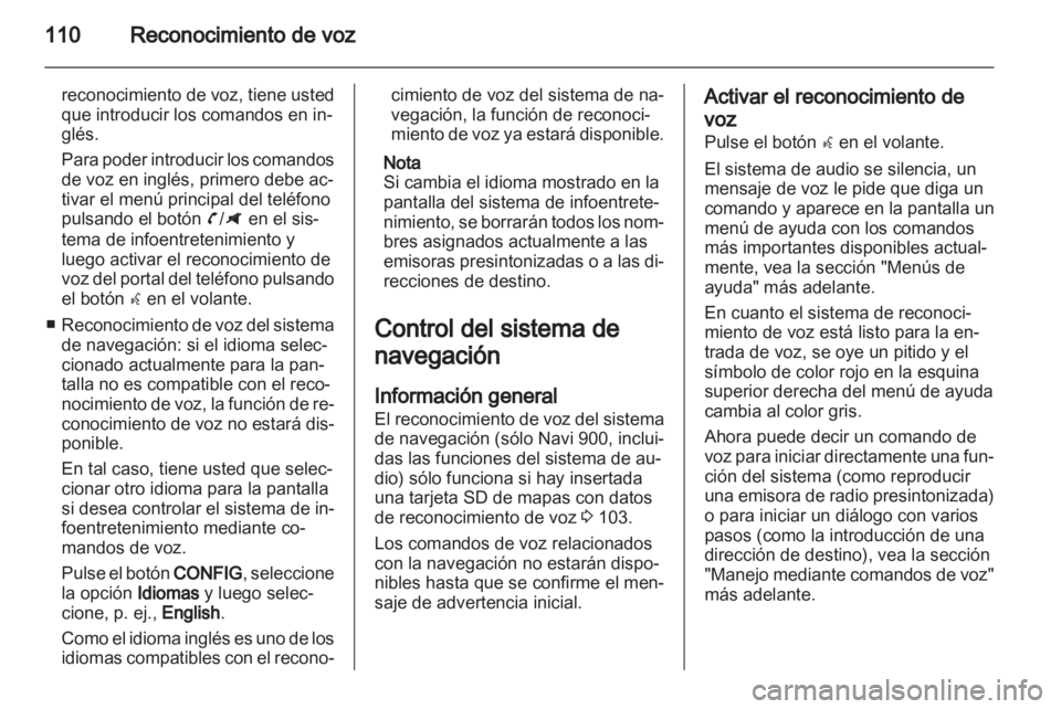 OPEL ZAFIRA B 2013 Manual de infoentretenimiento (in Spanish) OPEL ZAFIRA B 2013 Manual de infoentretenimiento (in Spanish)