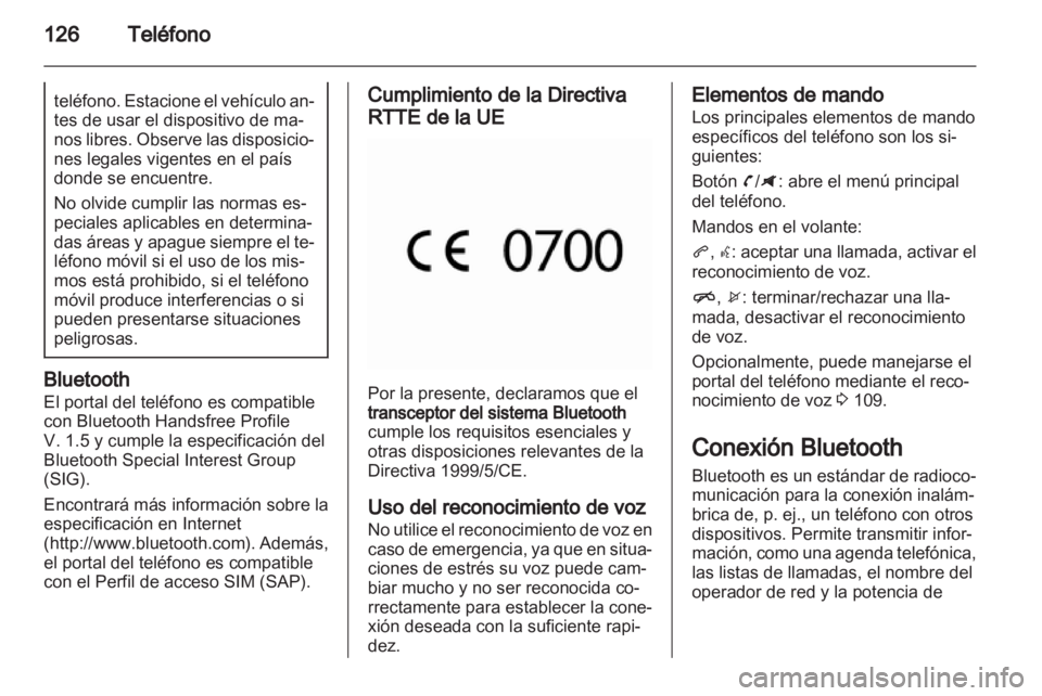 OPEL ZAFIRA B 2013 Manual de infoentretenimiento (in Spanish) OPEL ZAFIRA B 2013 Manual de infoentretenimiento (in Spanish)