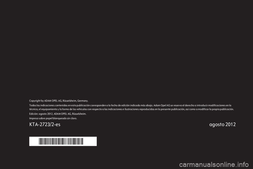 OPEL ZAFIRA B 2013 Manual de infoentretenimiento (in Spanish) OPEL ZAFIRA B 2013 Manual de infoentretenimiento (in Spanish)