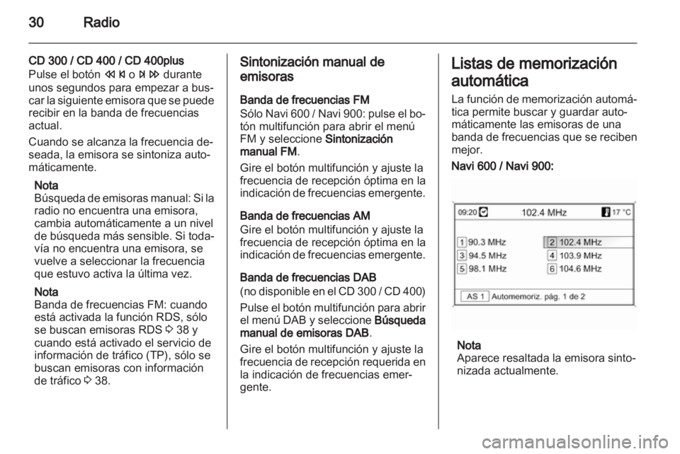 OPEL ZAFIRA B 2013 Manual de infoentretenimiento (in Spanish) OPEL ZAFIRA B 2013 Manual de infoentretenimiento (in Spanish)
