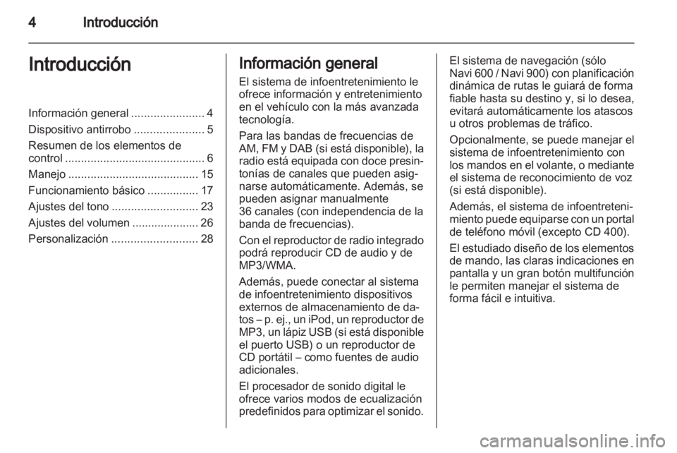 OPEL ZAFIRA B 2013  Manual de infoentretenimiento (in Spanish) 