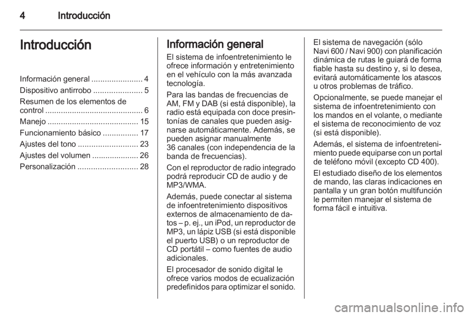 OPEL ZAFIRA B 2013 Manual de infoentretenimiento (in Spanish) OPEL ZAFIRA B 2013 Manual de infoentretenimiento (in Spanish)